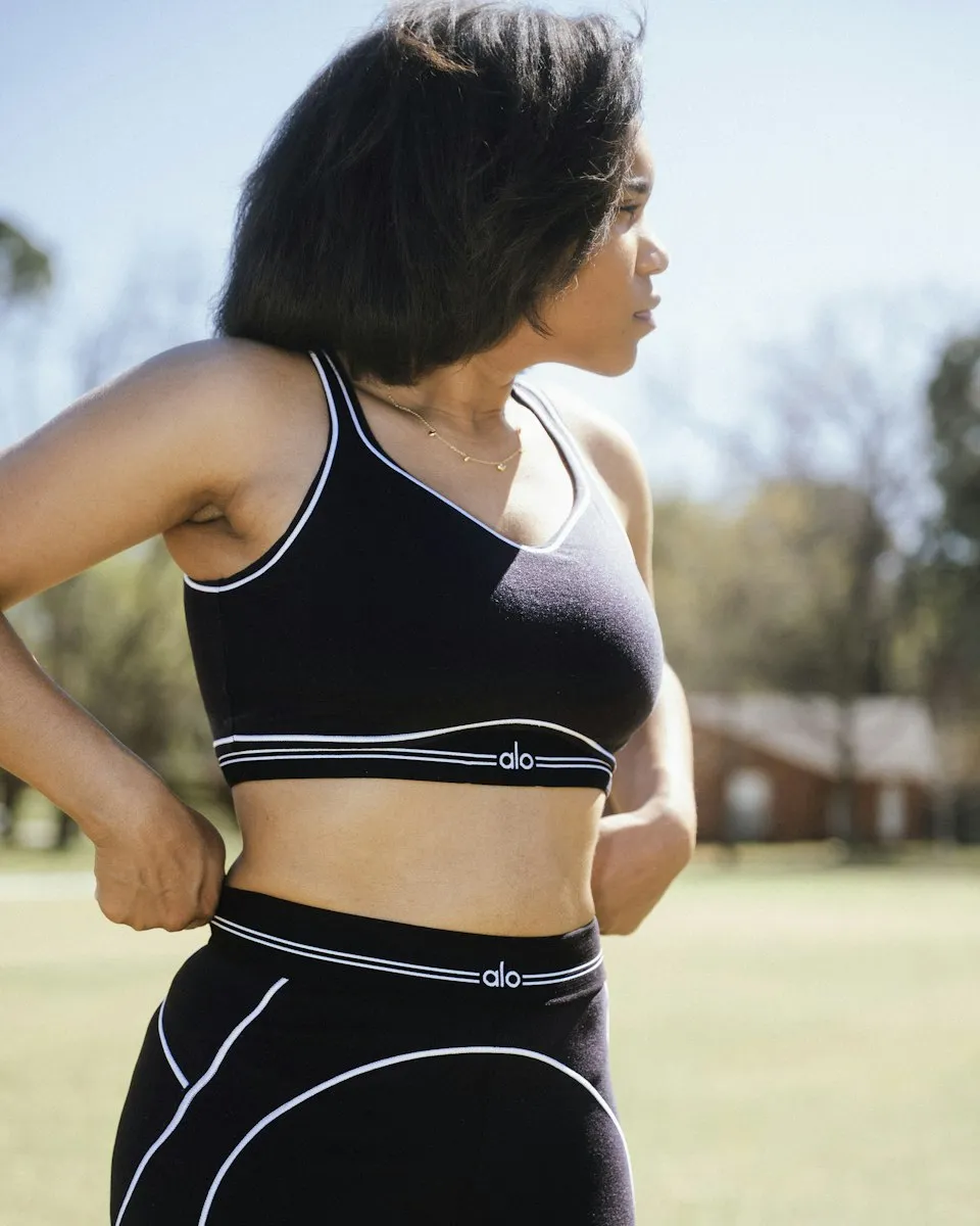 Piped Sports Bra